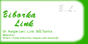 biborka link business card